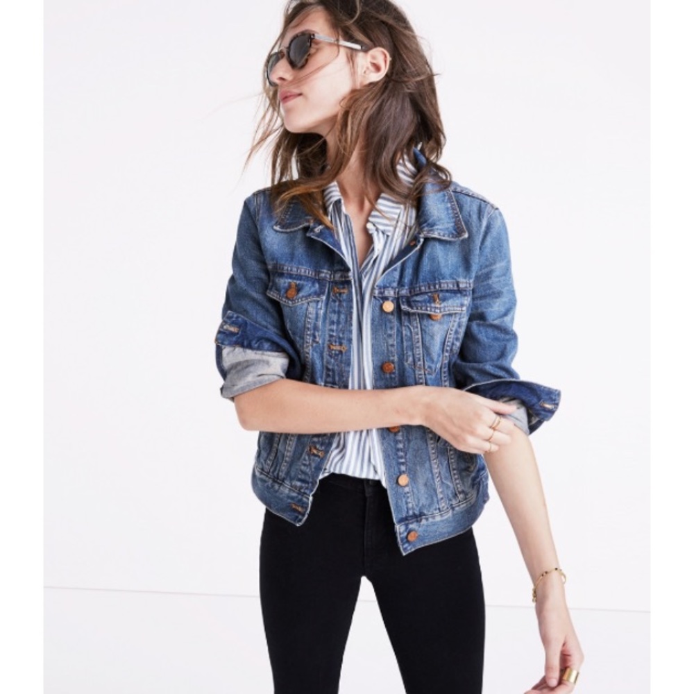 Madewell Denim Jacket in Pinter Wash Size S